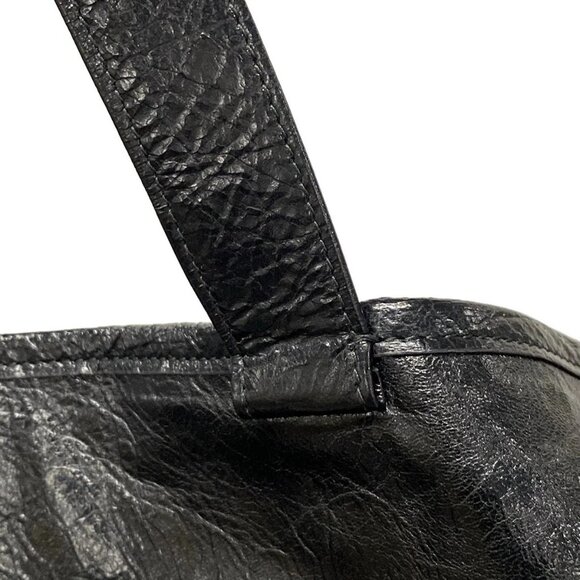 Auth BALENCIAGA Shopper Garment Tote Bag 811607 Black Lambskin - Tote Bag - Picture 11 of 16